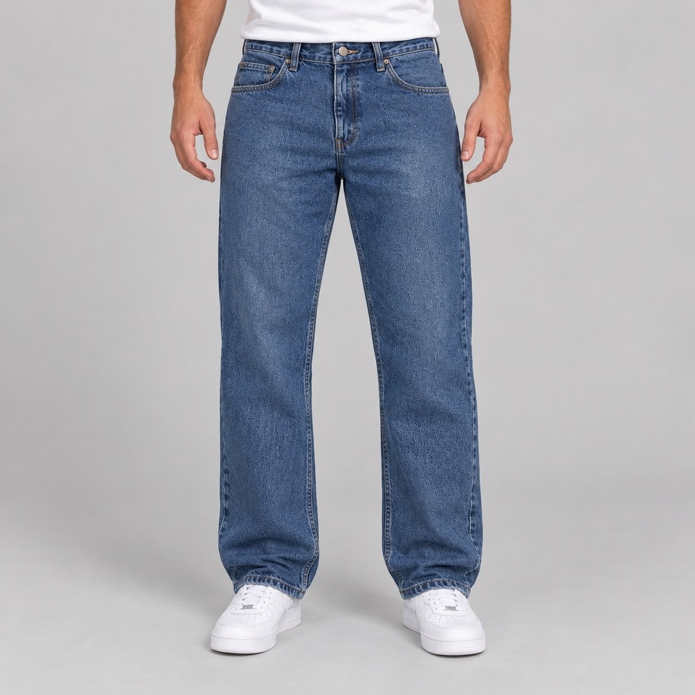Wrangler Jeans Men 33x30 Blue Relaxed Fit Straight Leg Denim 9760WDR Y2K Western